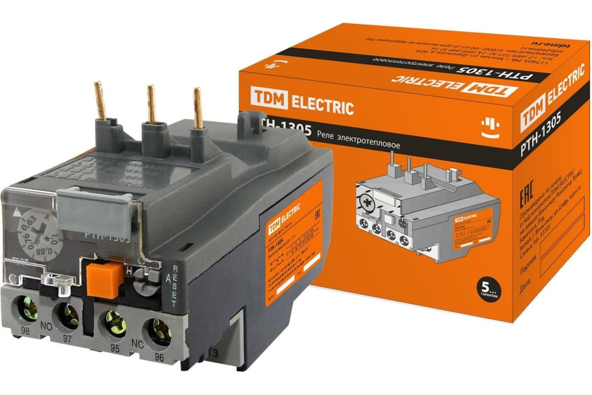 

Реле электротепловое TDM ELECTRIC SQ0712-0030