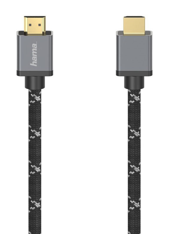 фото Кабель hama hdmi - hdmi, 1м (00205238) grey