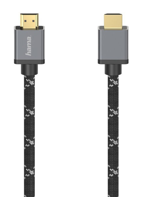 фото Кабель hama hdmi - hdmi, 3м (00205240) grey