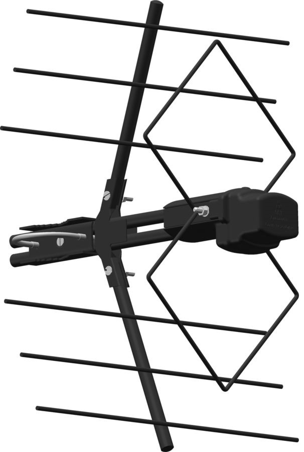 

Телевизионная антенна ДЕЛЬТА Н118.F 177А Black, Н118.F