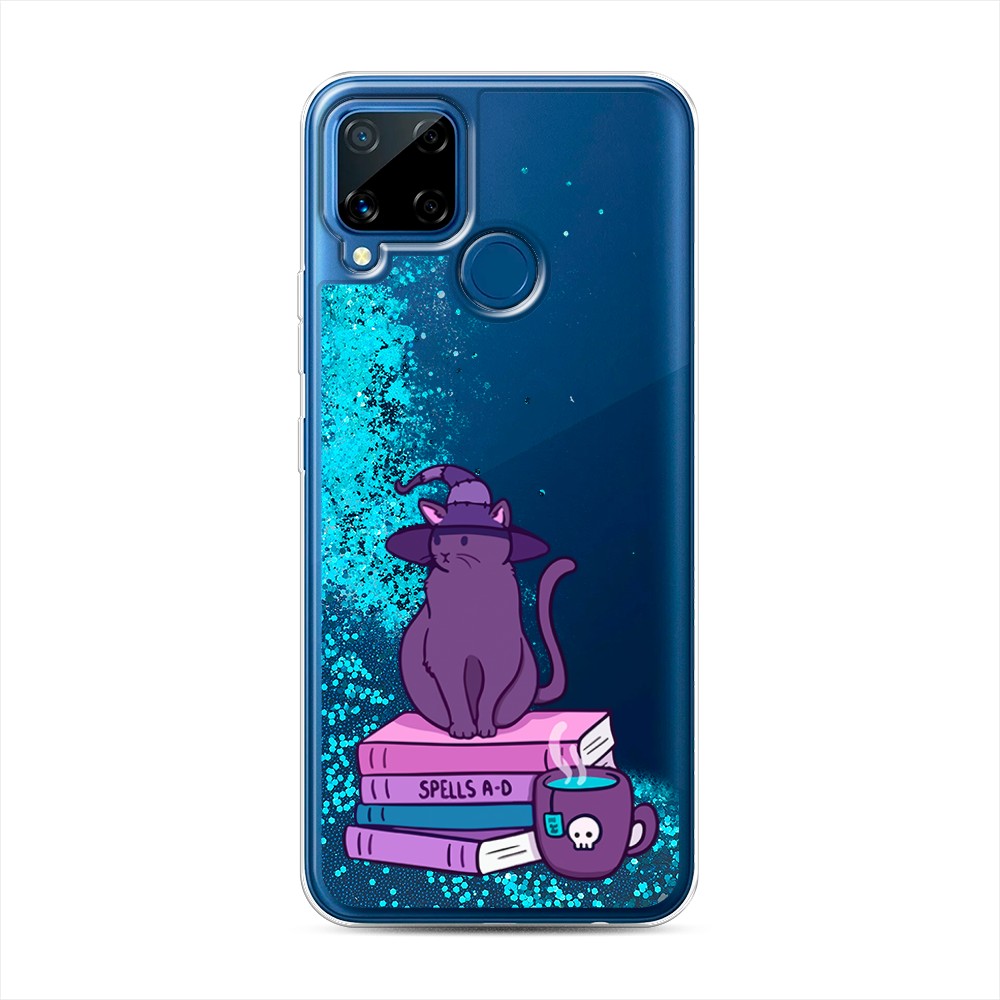 

Чехол Awog на Realme C15 "Magic Cat", Разноцветный, 255093-1