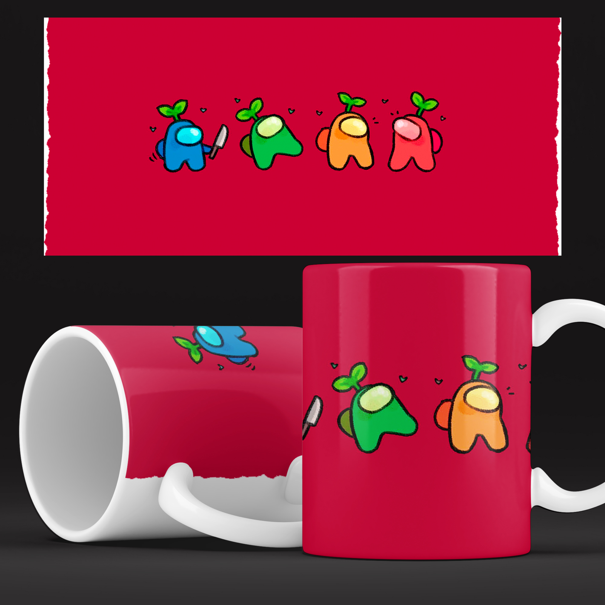 

Кружка RocketCup с принтом "Among Us", amongus01