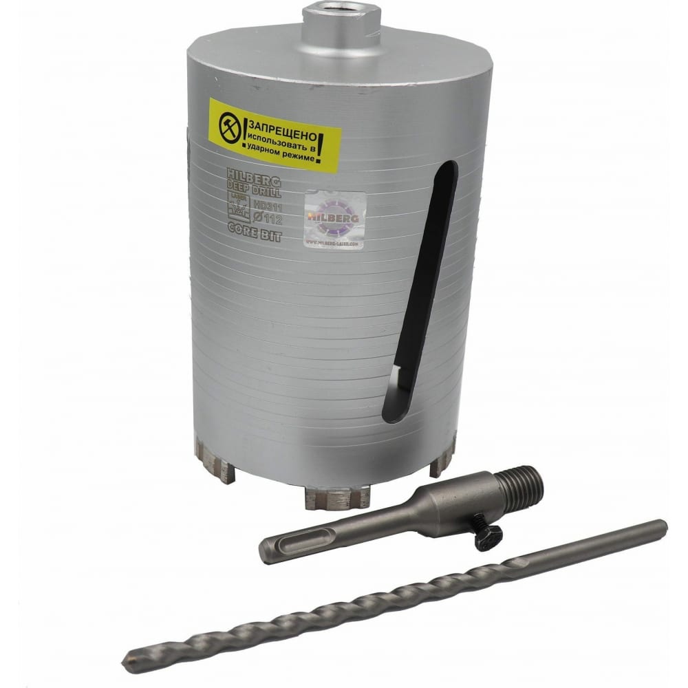 

Коронка алмазная по бетону Laser Deep Drill (112х150 мм) Hilberg HD311