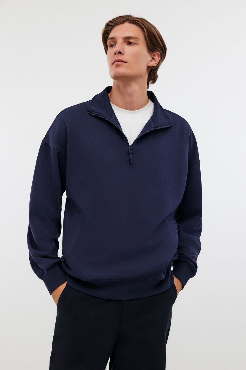 

Свитшот мужской Baon B6124502 синий 2XL, B6124502