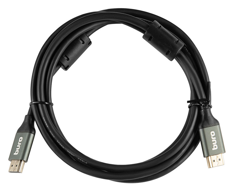 Кабель BURO HDMI - HDMI 2м Black (BHP-HDMI-2.1-2G)