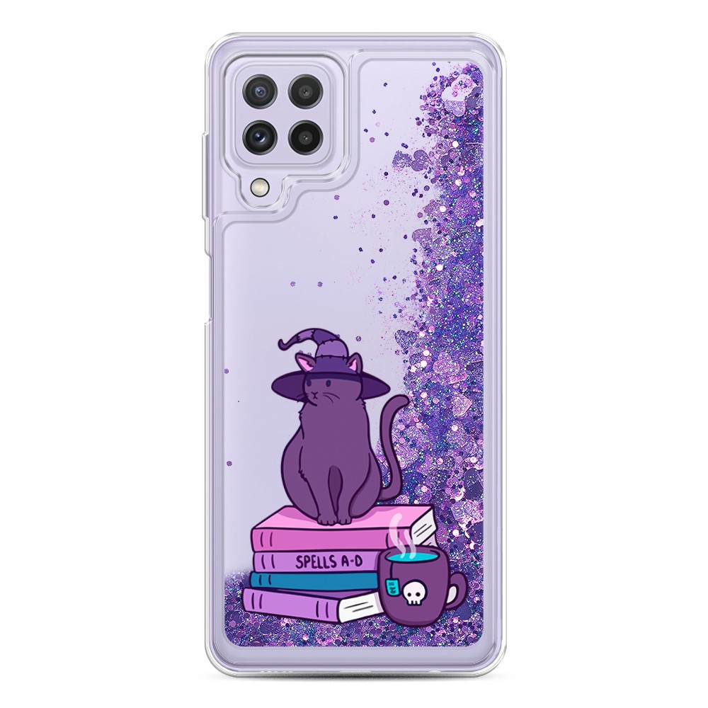

Чехол Awog на Samsung Galaxy A22 / Самсунг A22 "Magic Cat", Разноцветный, 2103192-1
