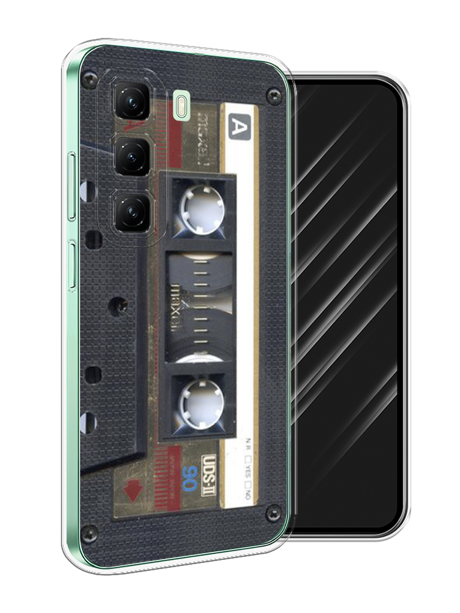 

Чехол Awog на Infinix Hot 50 4G "Пленочная кассета", Серый;белый, 3106550-1