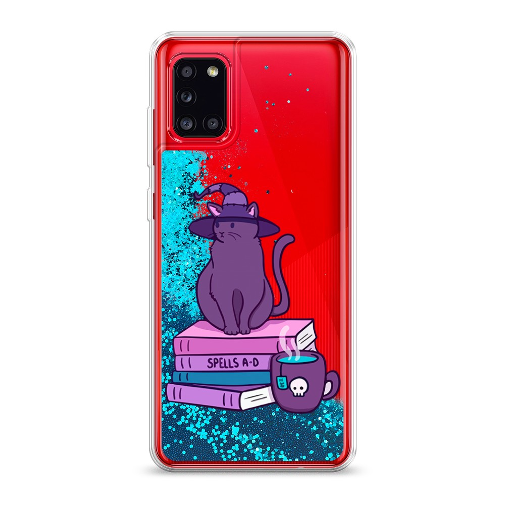 

Жидкий чехол с блестками "Magic Cat" на Samsung Galaxy A31, 2100393-1