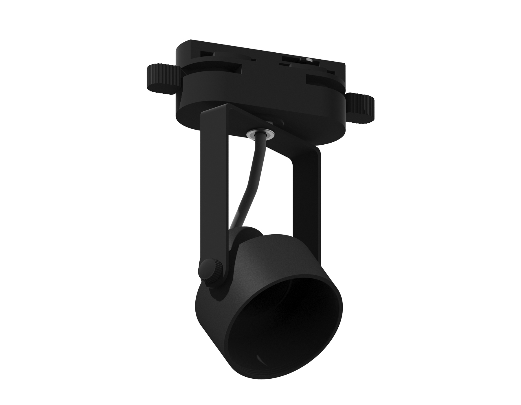 

Корпус однофазного трекового светильника D60mm, Черный