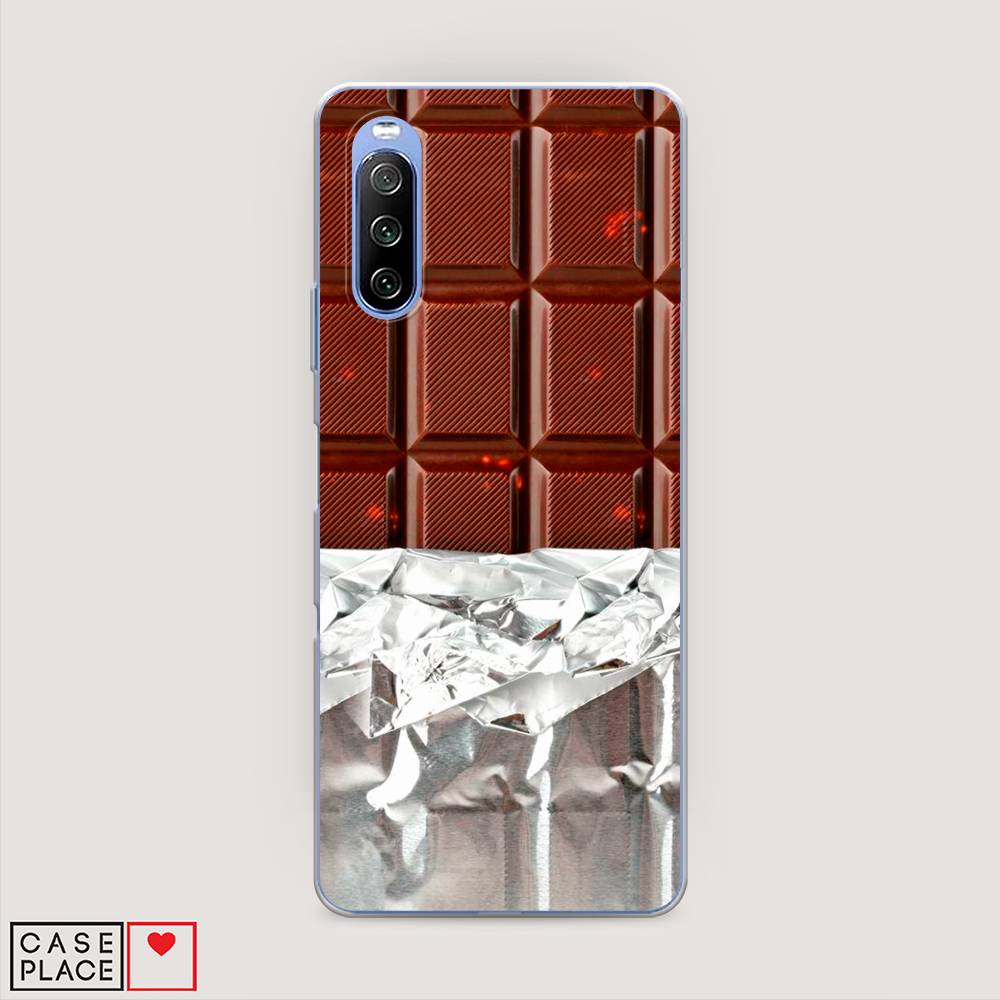 

Чехол на Sony Xperia 10 III "Шоколад в обертке", Коричневый, 54950-6