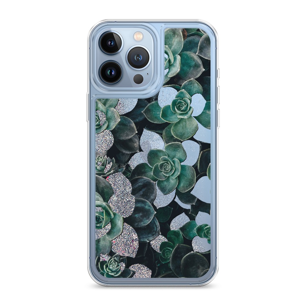 

Чехол Awog на Apple iPhone 13 Pro Max / Айфон 13 Pro Max "Сукуленты цветные", Разноцветный, 14491-1