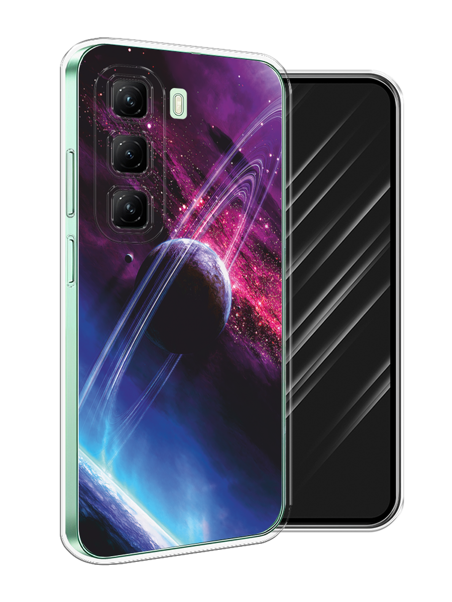 

Чехол Awog на Infinix Hot 50 4G "Космос 17", Черный;фиолетовый, 3106550-1