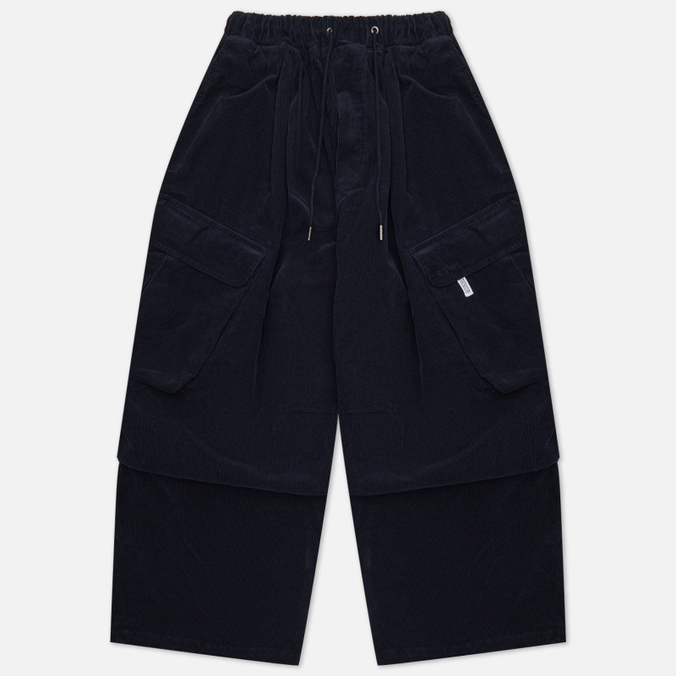 Мужские брюки ANGLAN Corduroy Oblique Cargo Balloon синий, Размер XL