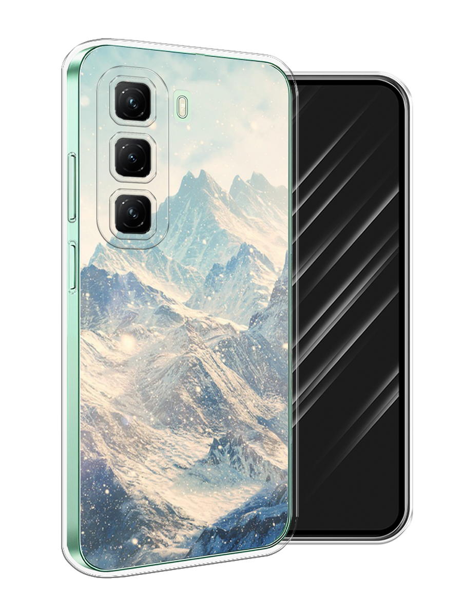 

Чехол Awog на Infinix Hot 50 4G "Горы 4", Бирюзовый, 3106550-1