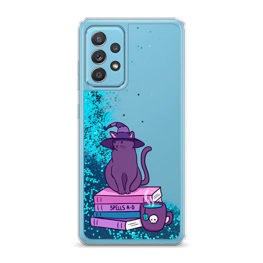

Жидкий чехол с блестками "Magic Cat" на Samsung Galaxy A52, 2102493-1