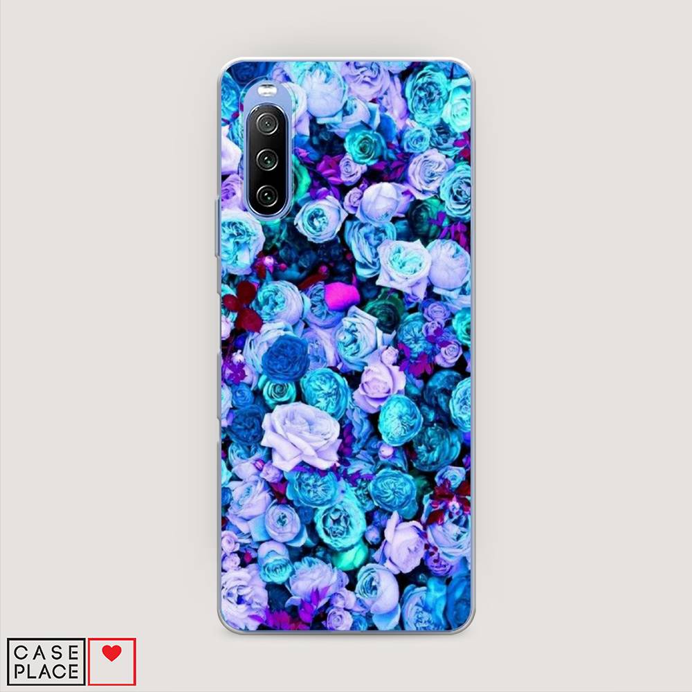 

Чехол на Sony Xperia 10 III "Цветочный ковер", Фиолетовый, 54950-2