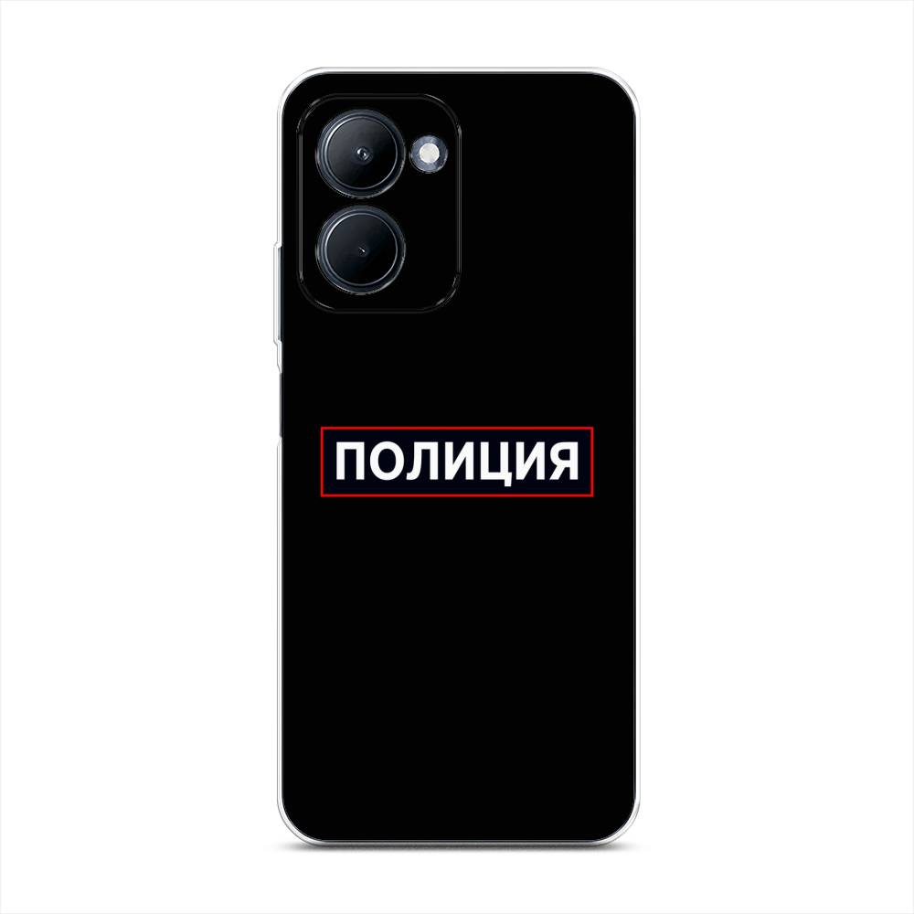 

Чехол Awog на Realme C33 "Police logo", Черный;белый;красный, 2511350-5