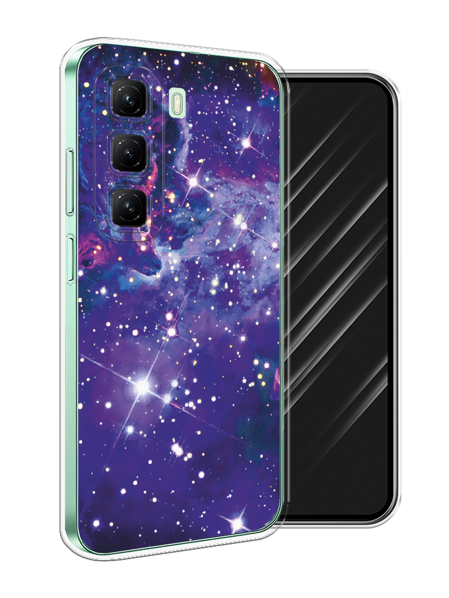 

Чехол Awog на Infinix Hot 50 4G "Яркая галактика", Фиолетовый, 3106550-1