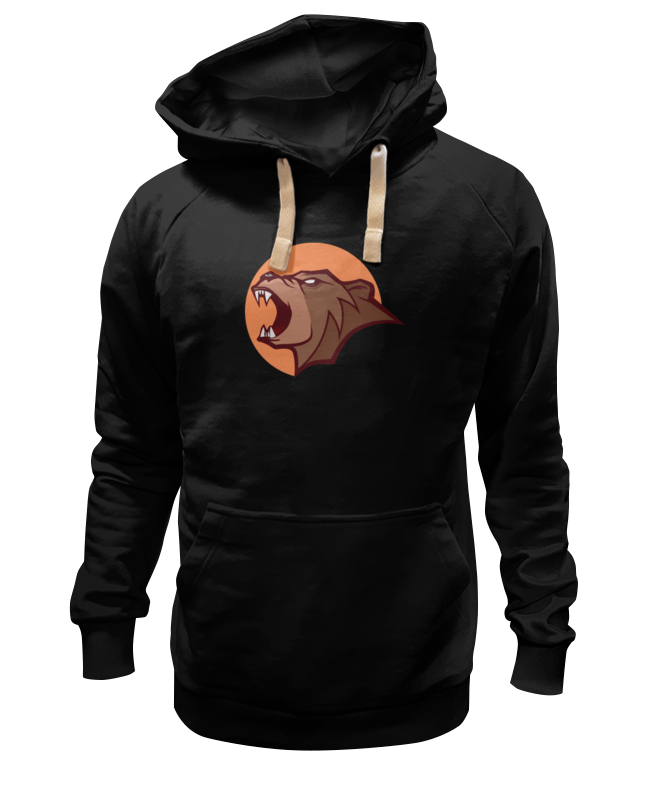 

Худи унисекс Printio Bear / медведь черное XL, Черный, Bear / медведь