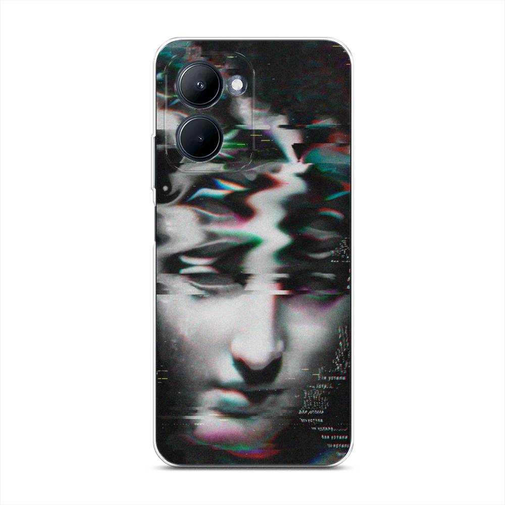 

Чехол Awog на Realme C33 "Glitch Art", Серый, 2511350-9