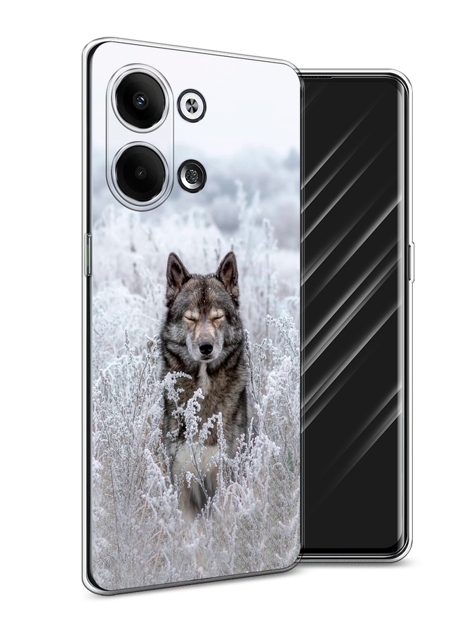 

Чехол Awog на Oppo Reno 9 "Волк в поле", Белый;черный, 2512750-1