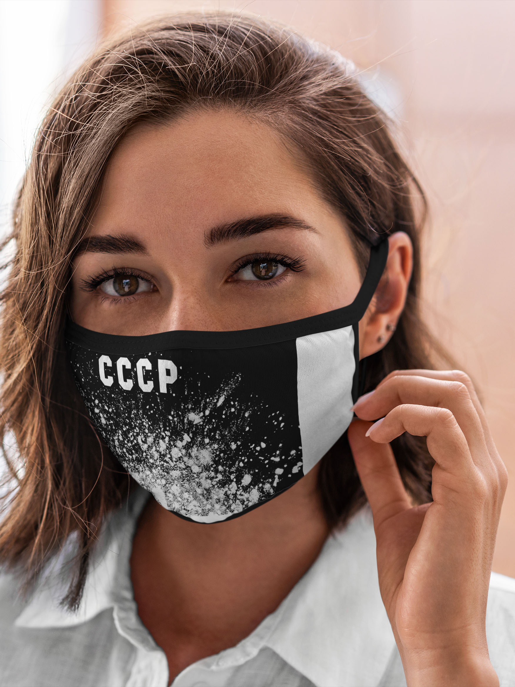 

Многоразовая маска унисекс Burnettie Я Русский Ссср Ussr, Разноцветный, Я Русский Ссср Ussr