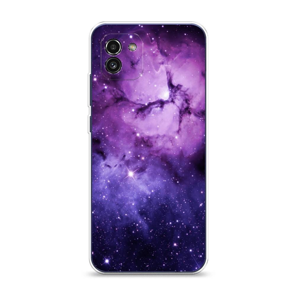 

Чехол Awog на Samsung Galaxy A03 / Самсунг A03 "Космос 18", Фиолетовый, 2104950-4