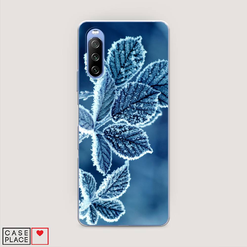 

Чехол на Sony Xperia 10 III "Зима 6", Голубой;белый, 54950-2