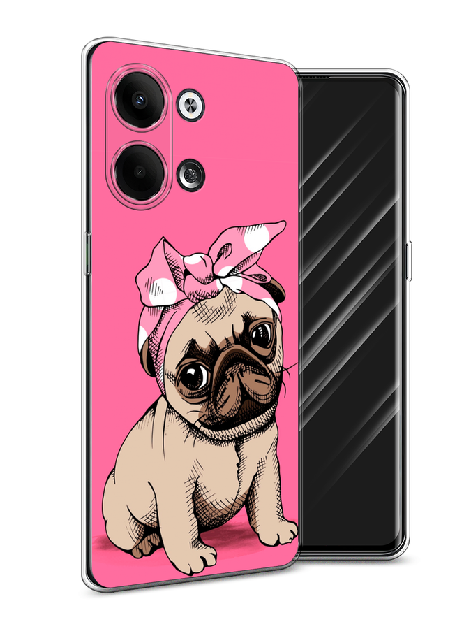 

Чехол Awog на Oppo Reno 9 "Dog Pin-Up", Розовый;бежевый, 2512750-2