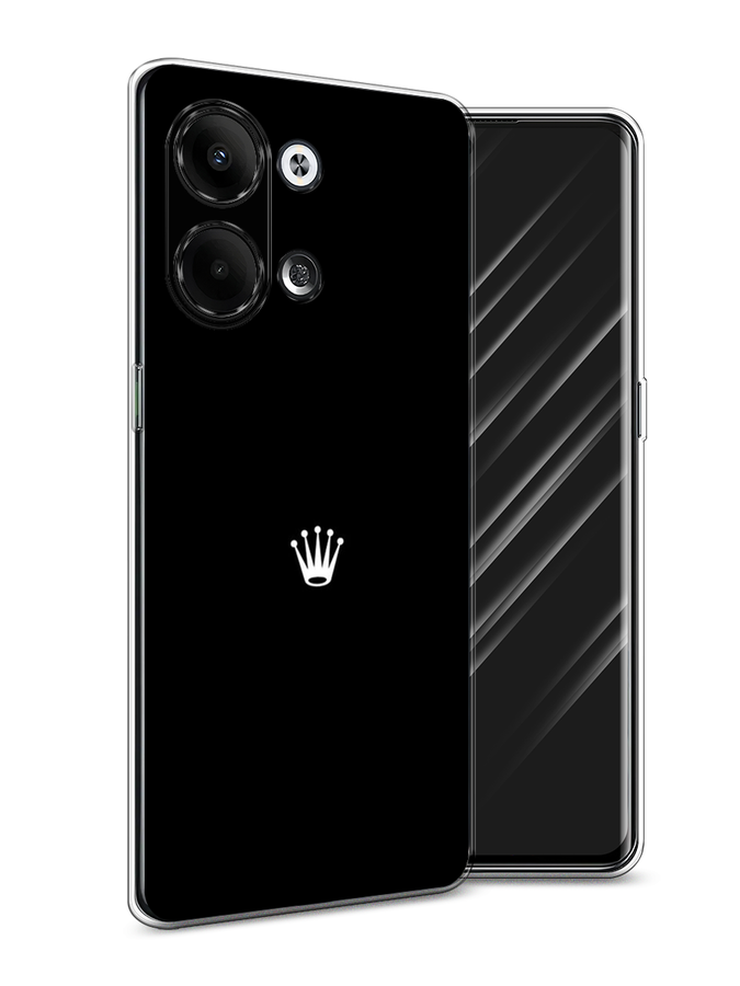 

Чехол Awog на Oppo Reno 9 "Белая корона на черном фоне", Черный, 2512750-7