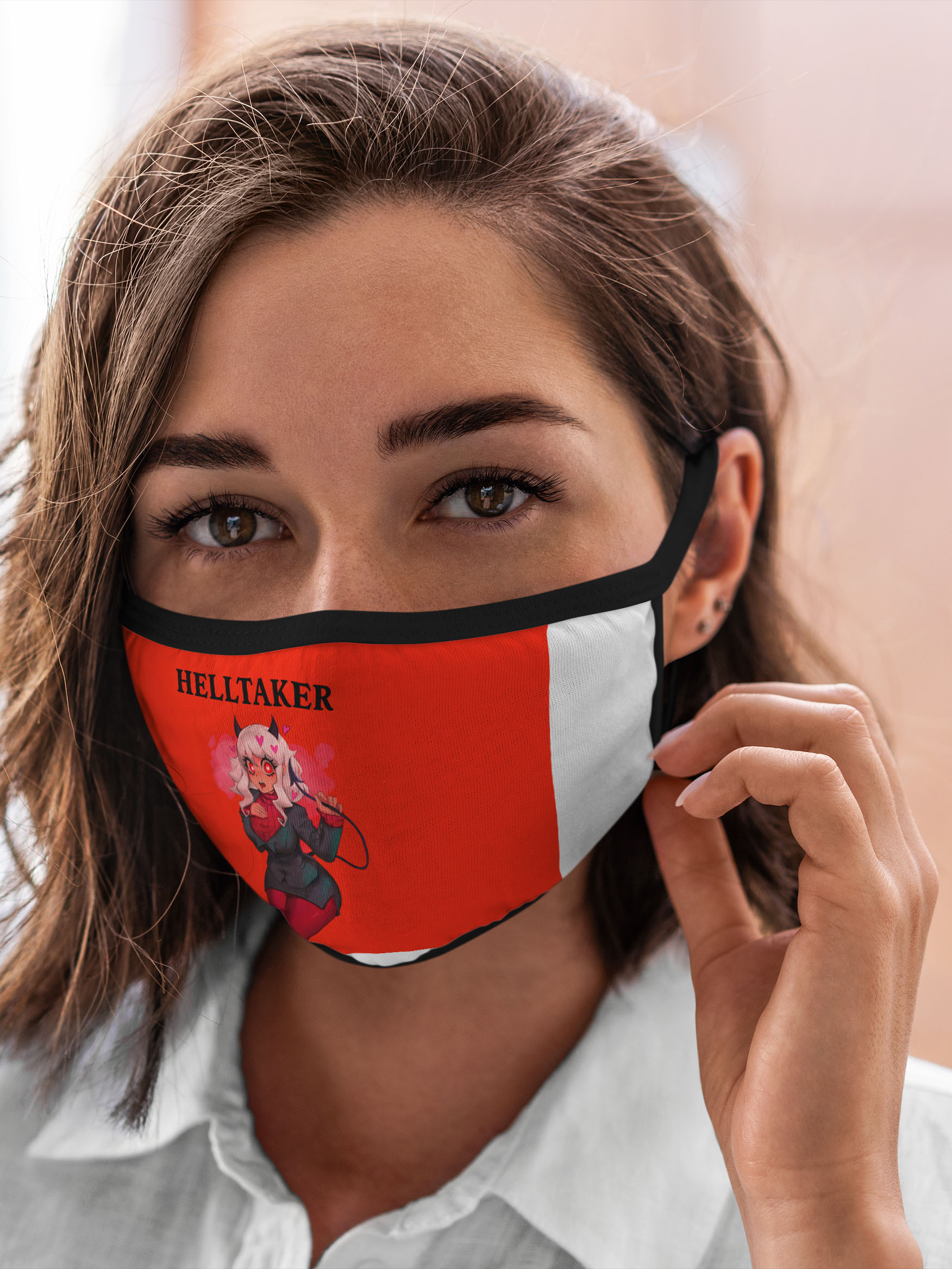 

Многоразовая маска унисекс Burnettie Helltaker, Разноцветный, Helltaker