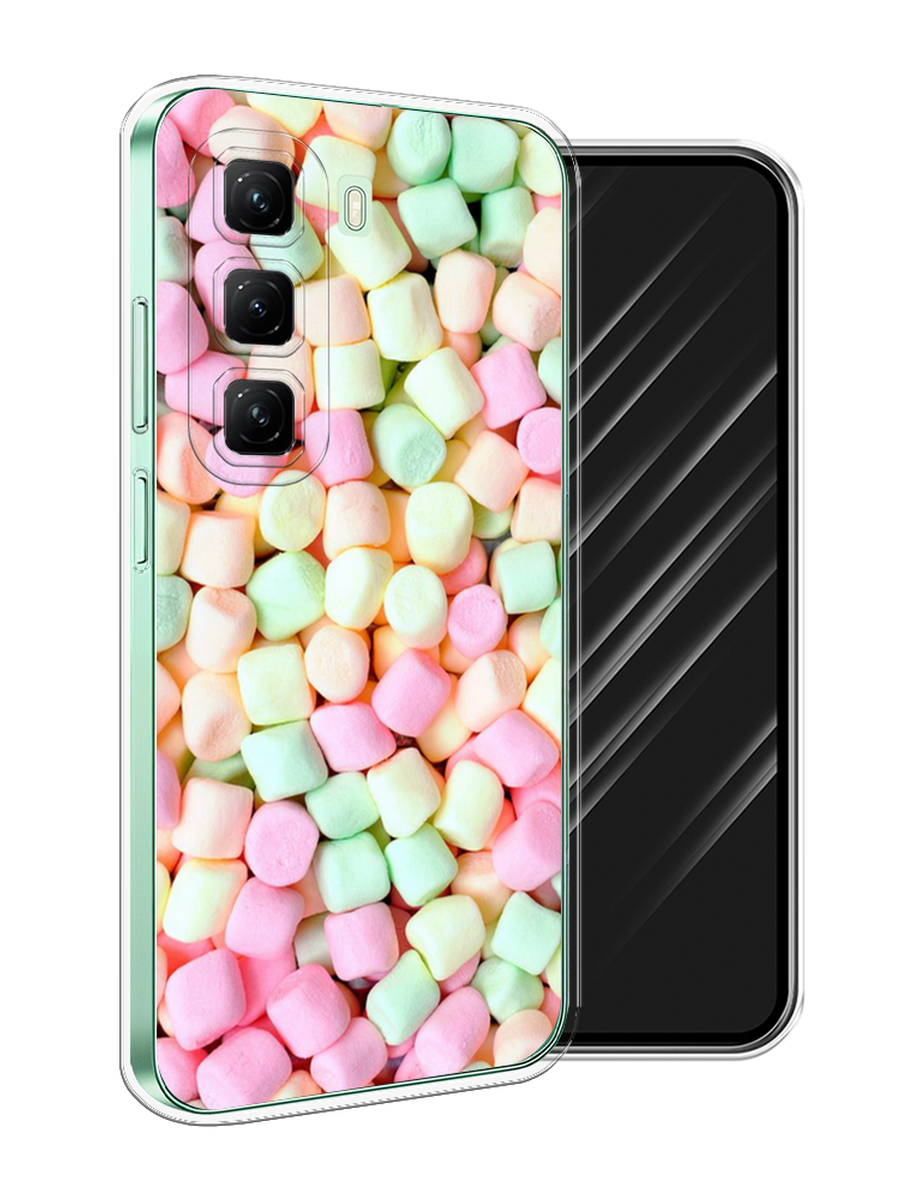 

Чехол Awog на Infinix Hot 50 4G "Marshmallows", Зеленый;желтый;розовый, 3106550-1