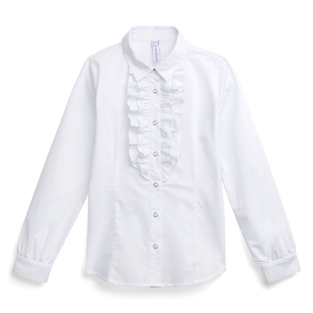 Блузка PlayToday 394440, белый, 134