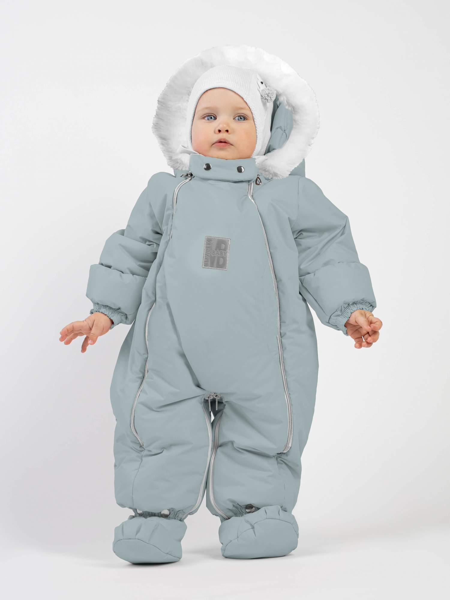 

Комбинезон-конверт Malek-Baby 163ШМ/2, Светло-серый, 68, 163ШМ/2