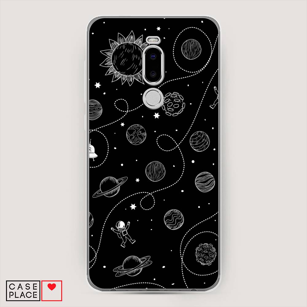 

Чехол Awog на Meizu Note 8 "В невесомости", Бежевый, 73050-4