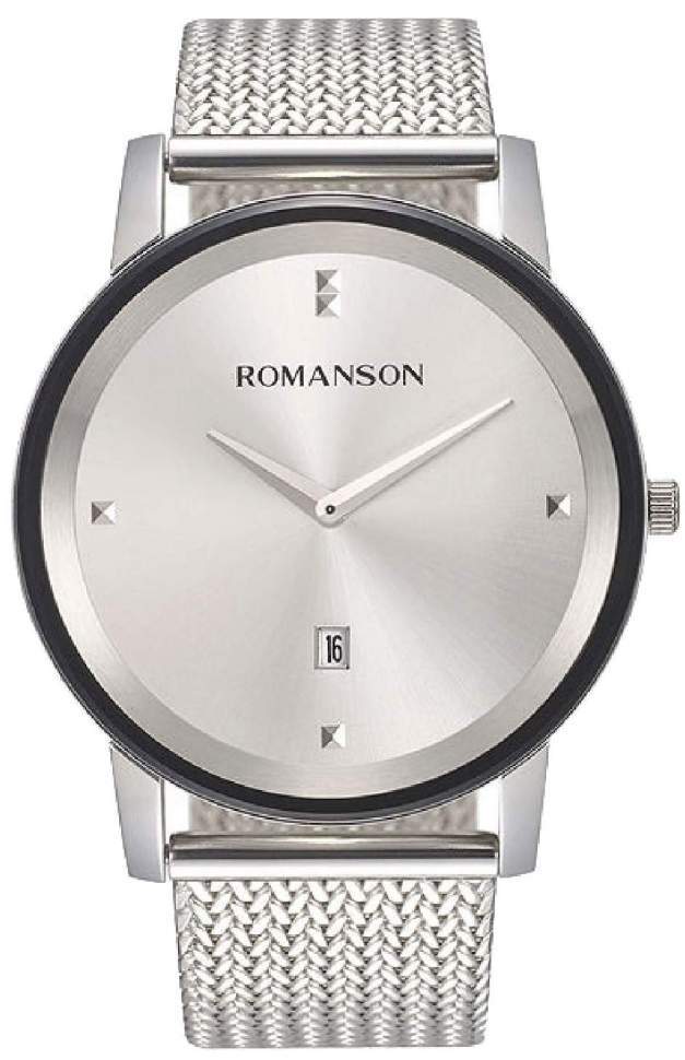 фото Наручные часы мужские romanson tm 8a23m mw(wh)