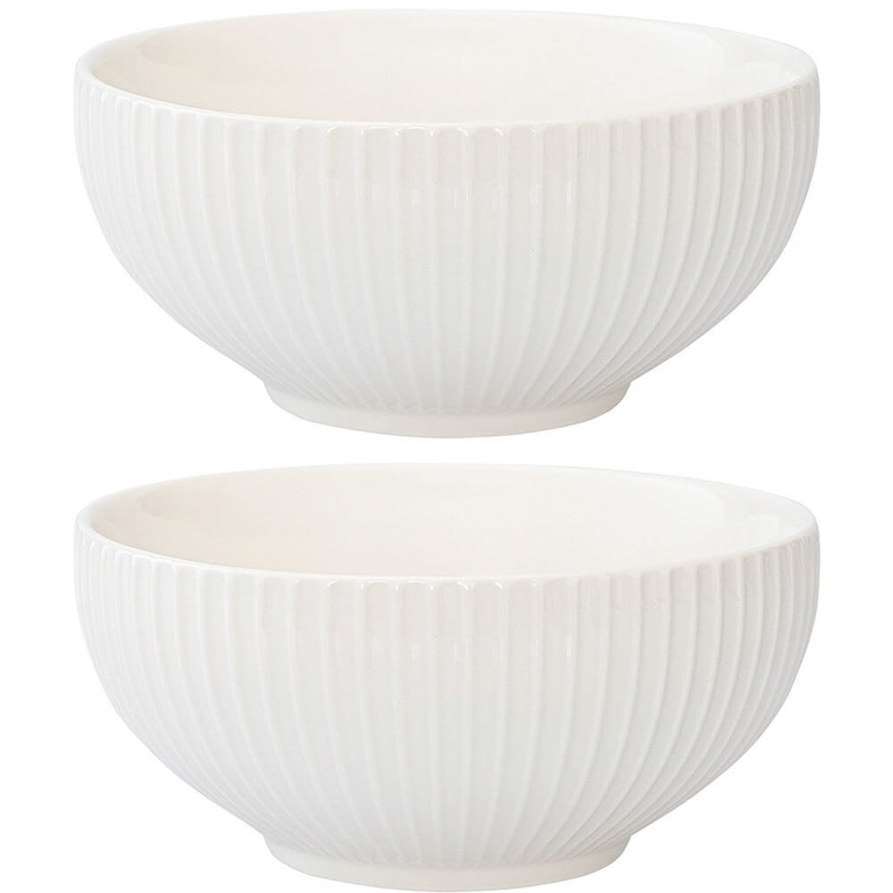 

Салатники Liberty Jones Soft Ripples Dual Glazing белые 16 см 2 шт