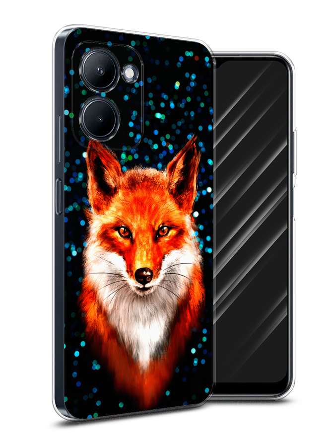 

Чехол Awog на Realme C33 "Волшебная лиса", Оранжевый;черный;белый, 2511350-1