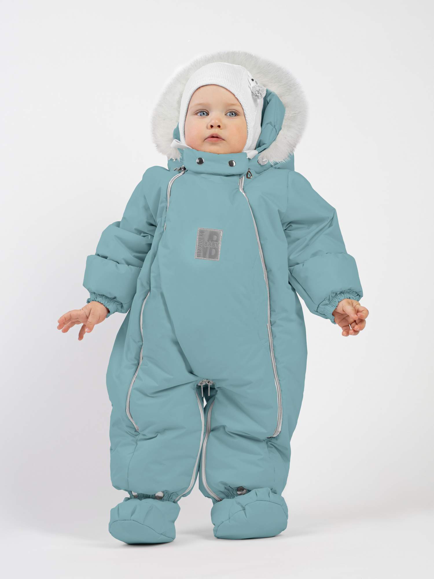 

Комбинезон-конверт Malek-Baby 163ШМ/2, Морская волна, 80, Голубой, 163ШМ/2