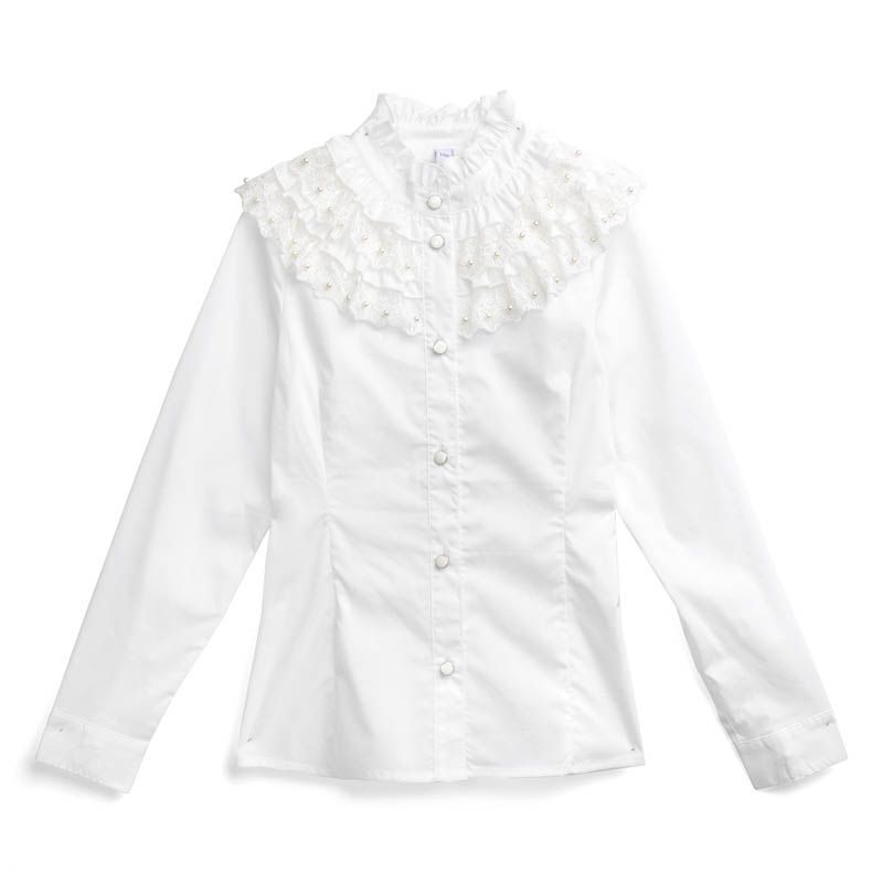 Блузка PlayToday 394436, молочный, 134