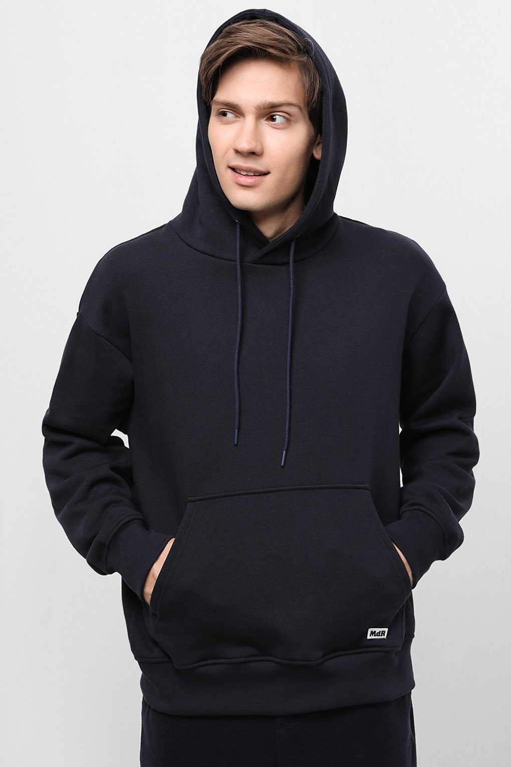 

Худи мужское MARCO DI RADI MDR220711228-205 синее 2XL, Синий, MDR220711228-205