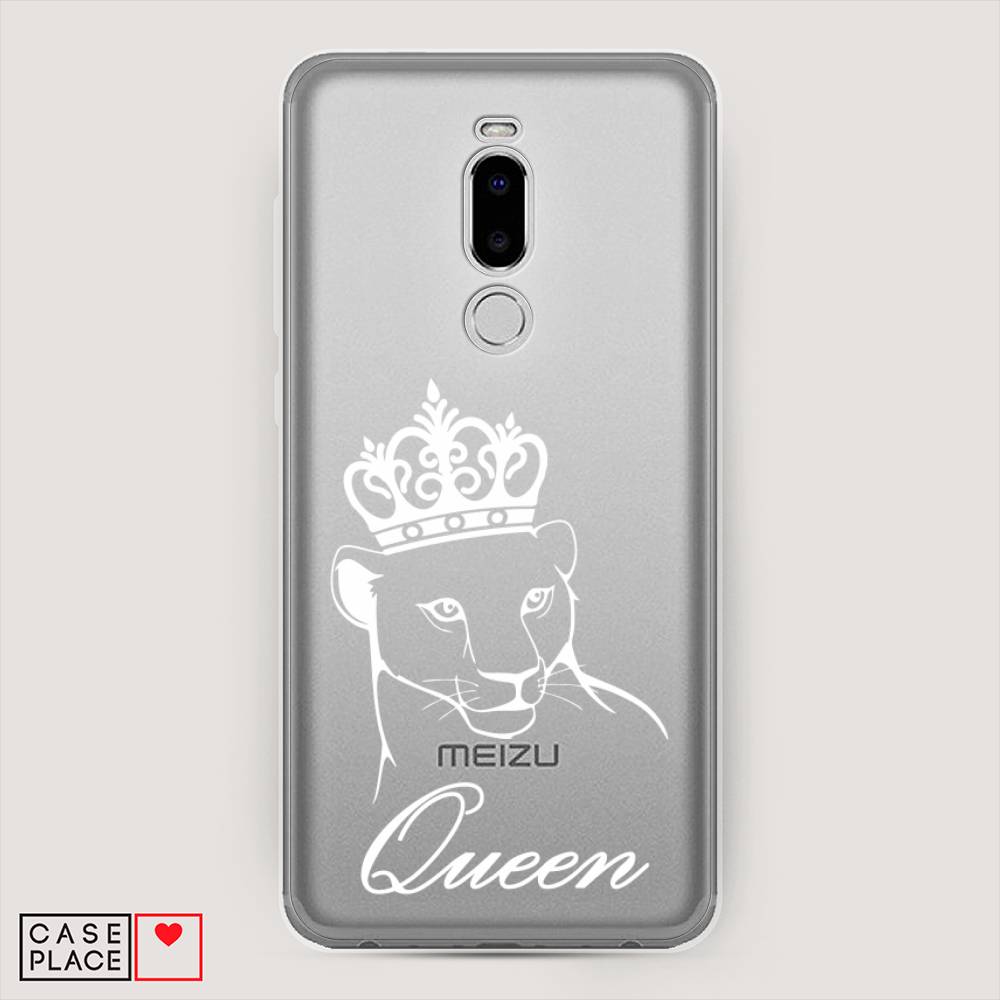 

Чехол Awog на Meizu Note 8 "Львица королева", Бежевый;прозрачный, 73050-7