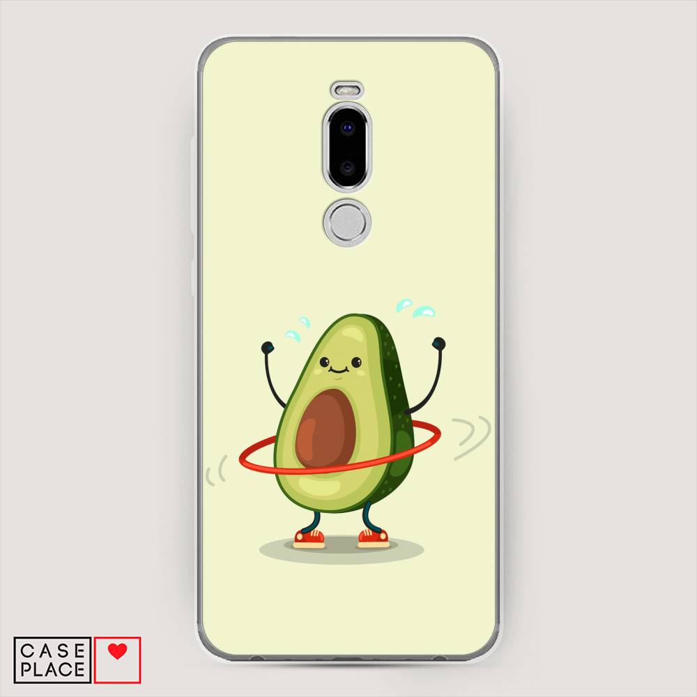 

Чехол Awog на Meizu Note 8 "Авокадо с обручем", Бежевый, 73050-10