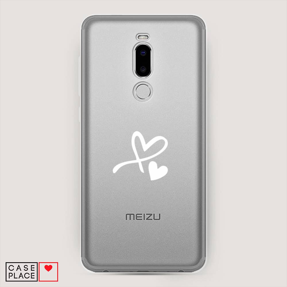

Чехол Awog на Meizu Note 8 "Сердечко минимализм", Белый, 73050-6