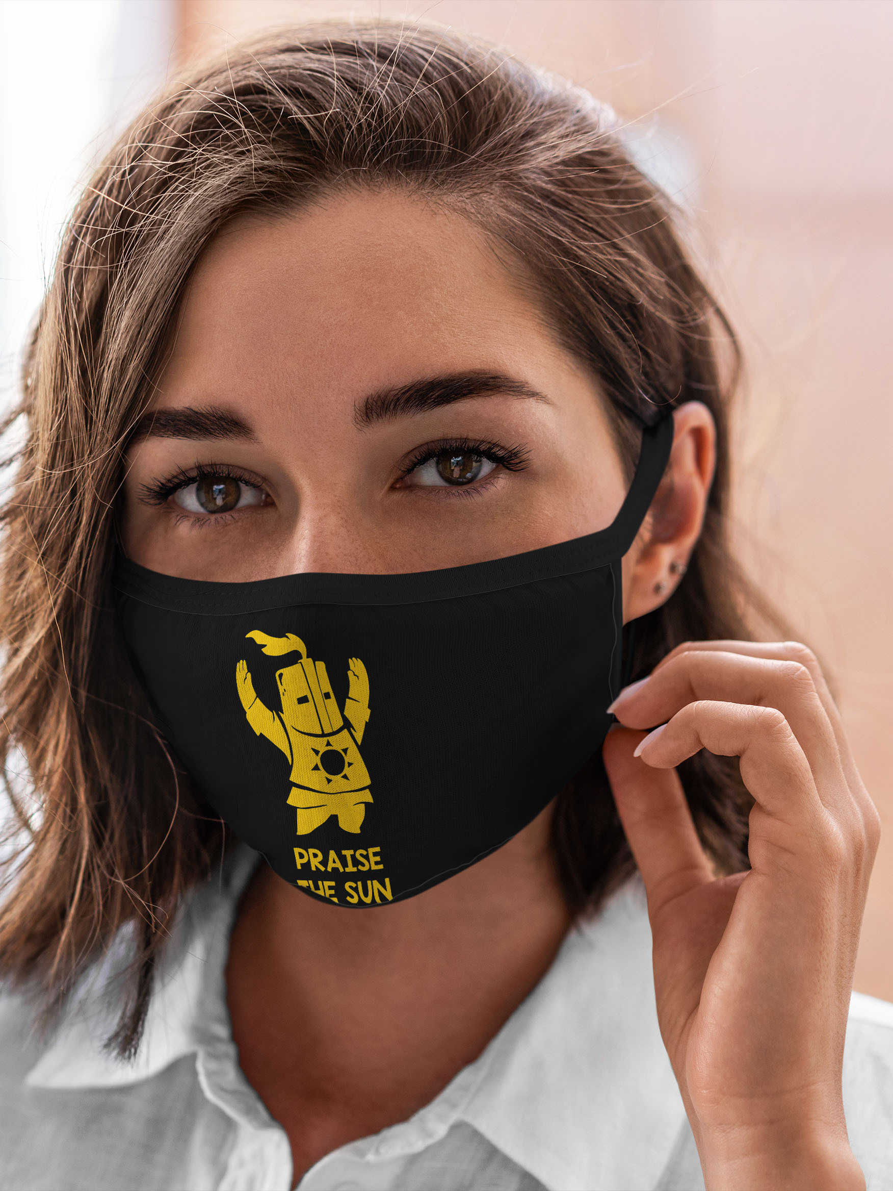 

Многоразовая маска унисекс Burnettie Dark Souls Praise, Разноцветный, Dark Souls Praise