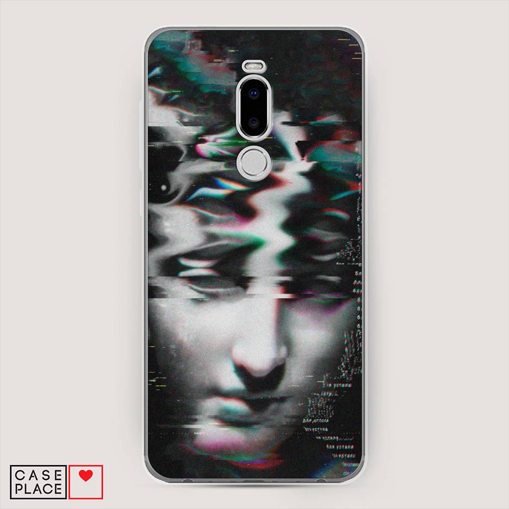 

Чехол Awog на Meizu Note 8 "Glitch Art", Серый, 73050-9