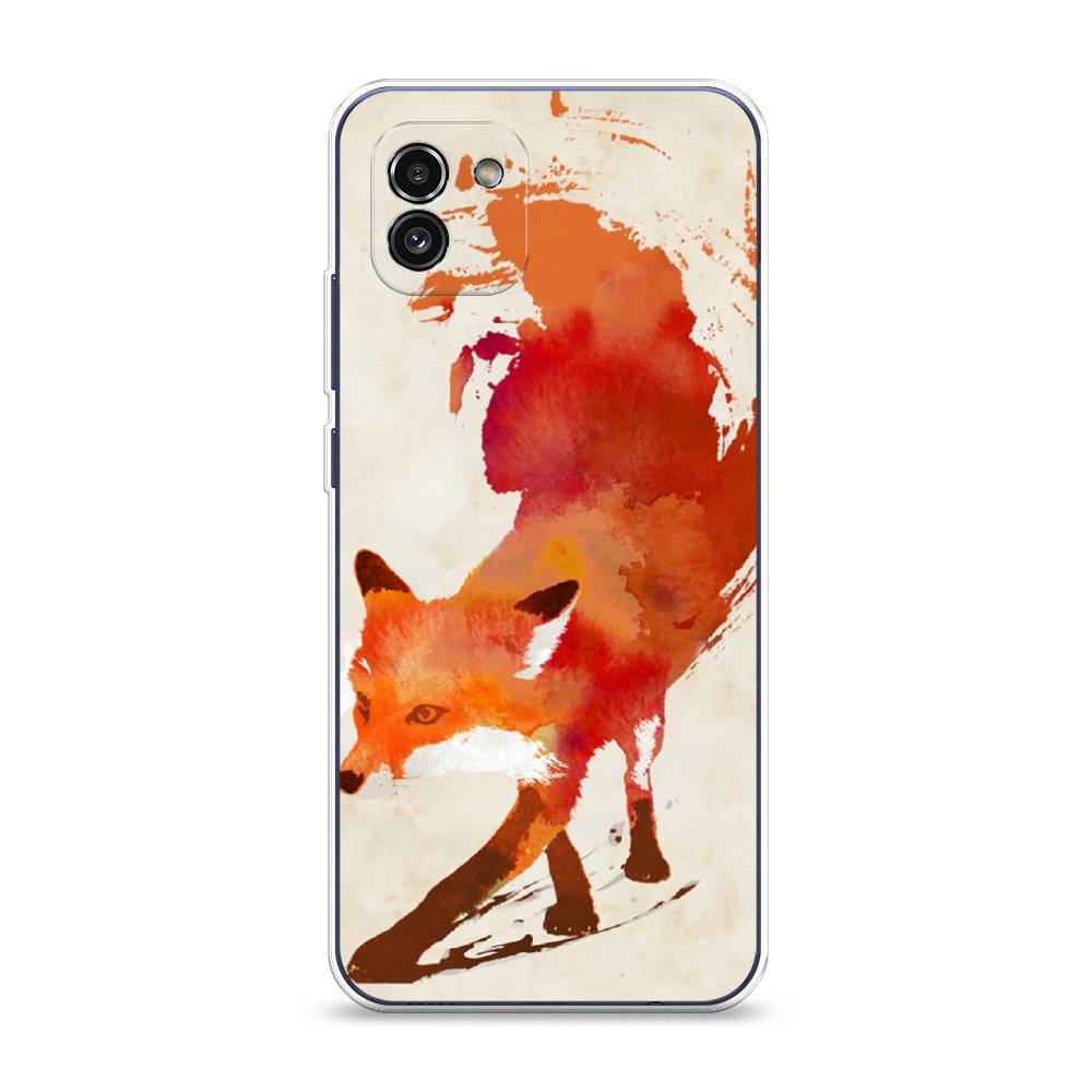 

Чехол Awog на Samsung Galaxy A03 / Самсунг A03 "Лиса", Оранжевый, 2104950-10