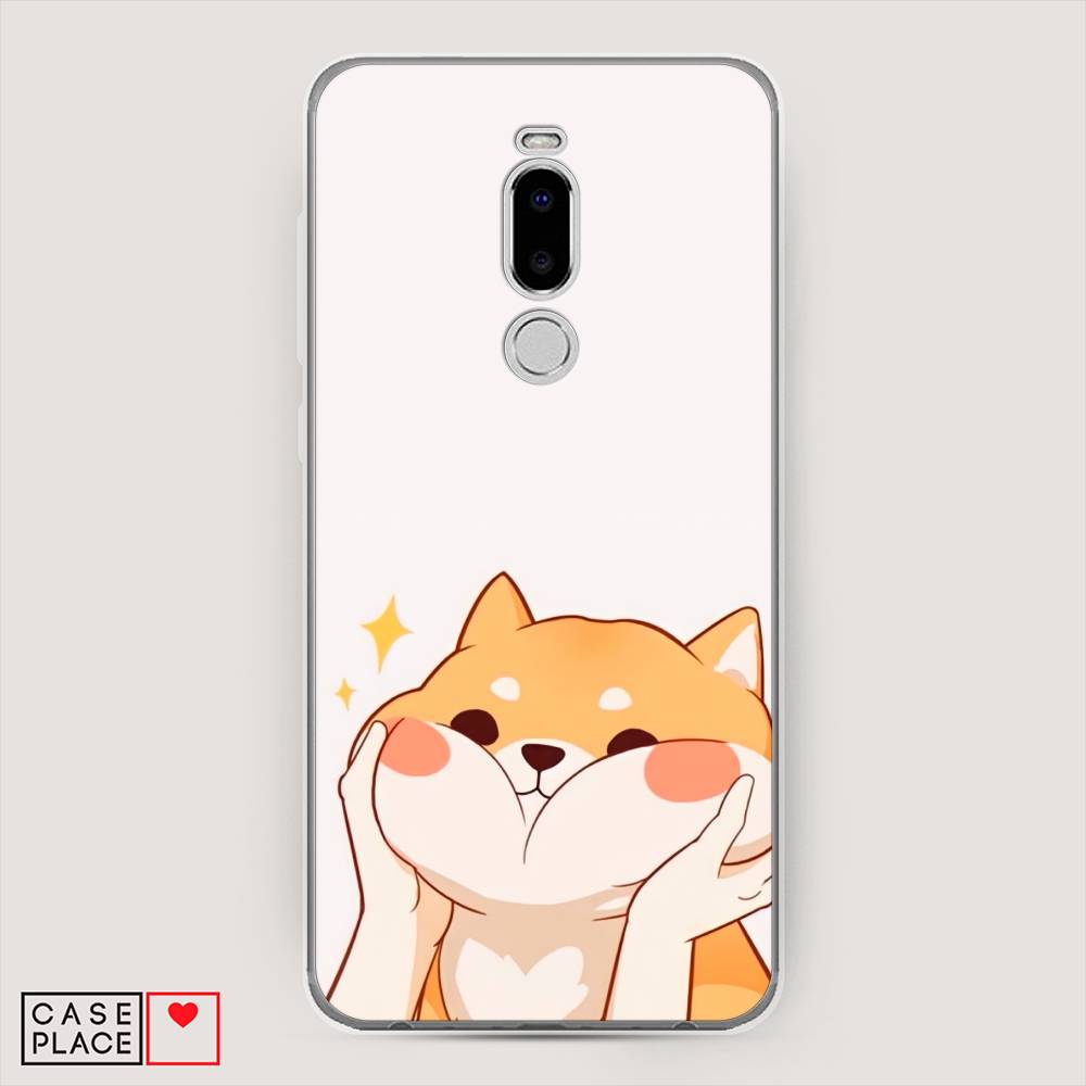 

Чехол Awog на Meizu Note 8 "Сладкий песик", Оранжевый, 73050-1