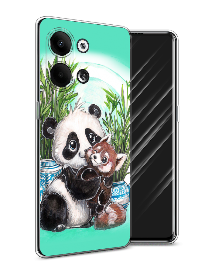 

Чехол Awog на Oppo Reno 9 "Друзья зверята", Голубой;белый;черный, 2512750-2