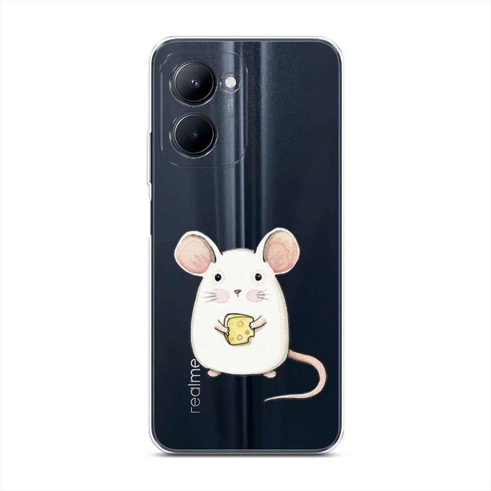 

Чехол Awog на Realme C33 "Мышка", Белый, 2511350-1
